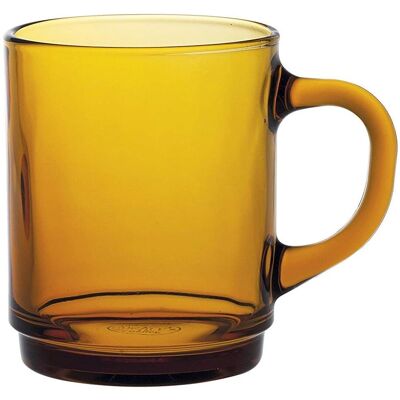 Tasses à café Amber Versailles Duralex - Lot de 6 - Publicité Tasses à café Amber Versailles Duralex - Lot de 6 - Publicité