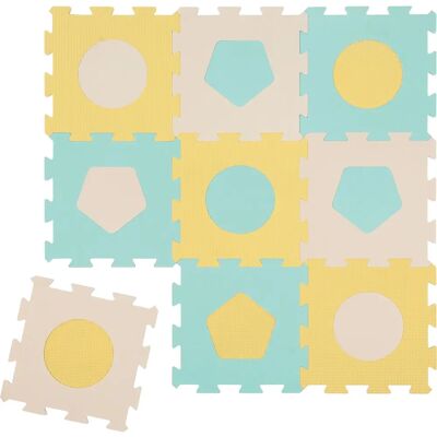 Tapis de Jeu pour Bébé LUDI - Multicolore - Sécurité, Motricité, 90x90cm - Publicité Tapis de Jeu pour Bébé LUDI - Multicolore - Sécurité, Motricité, 90x90cm - Publicité