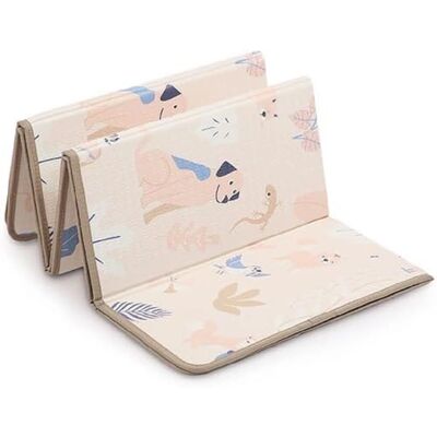 LUDI Beige Reversibel Lekmatta - 195x145cm LUDI Beige Reversibel Lekmatta - 195x145cm