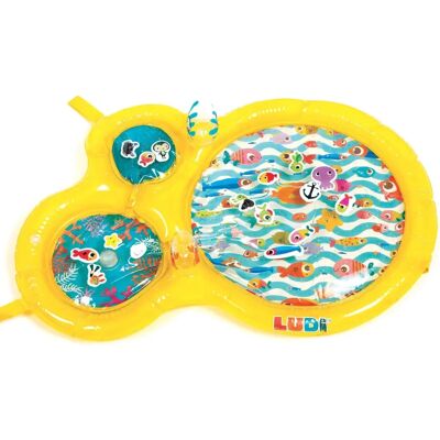 Ludi Water Speelmat - 94x63 cm - Geel - Baby Speelgoed Ludi Water Speelmat - 94x63 cm - Geel - Baby Speelgoed