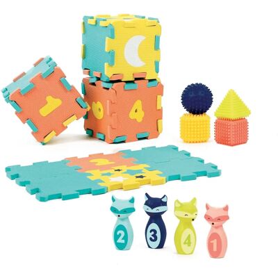LUDI Multicolor Activiteiten Set - Speelgoed vanaf 10 maanden LUDI Multicolor Activiteiten Set - Speelgoed vanaf 10 maanden