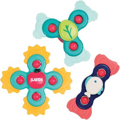 Ludi Mehrfarbige Baby Dreher - Spielzeug Ludi Mehrfarbige Baby Dreher - Spielzeug
