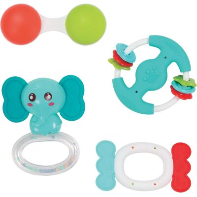 LUDI 30113 Baby Rammelaar - Multicolor - Baby Speelgoed LUDI 30113 Baby Rammelaar - Multicolor - Baby Speelgoed