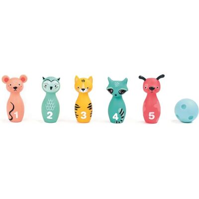 Ludi Bowlingset - Tiere - 6 Teile - Kinder Ludi Bowlingset - Tiere - 6 Teile - Kinder