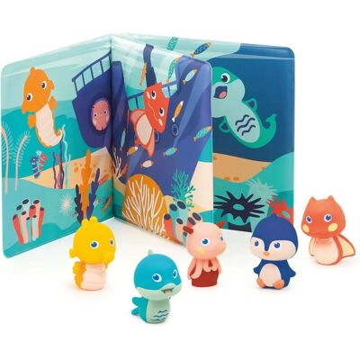 Ludi - Badbuch und Fingerfiguren - 20 x 20 cm - Badebuch Ludi - Badbuch und Fingerfiguren - 20 x 20 cm - Badebuch