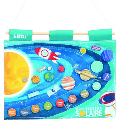 LUDI 50002 Lernspielzeug Sonnensystem - 21 abnehmbaren Elementen LUDI 50002 Lernspielzeug Sonnensystem - 21 abnehmbaren Elementen