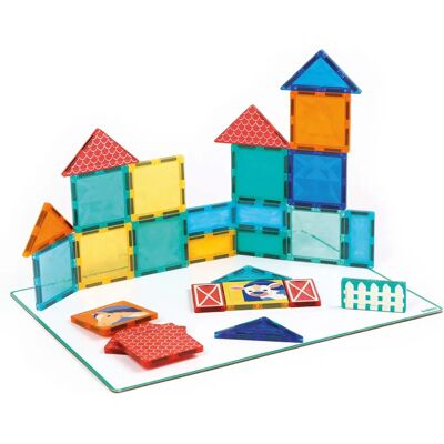 LUDI 50052 Giocattolo di Costruzione Magnetico - Sviluppa la Motricità Fine - Multicolore LUDI 50052 Giocattolo di Costruzione Magnetico - Sviluppa la Motricità Fine - Multicolore