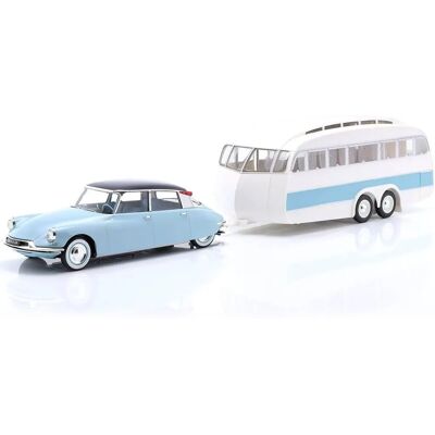 NOREV 1:18 Citroën DS 19 Caravane Henon - Modèle Jouet - Publicité NOREV 1:18 Citroën DS 19 Caravane Henon - Modèle Jouet - Publicité
