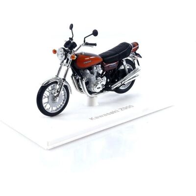 Norev Kawasaki Z900 1973 - Metallmodell Motorrad, Orange/Braun, 1:18 Norev Kawasaki Z900 1973 - Metallmodell Motorrad, Orange/Braun, 1:18