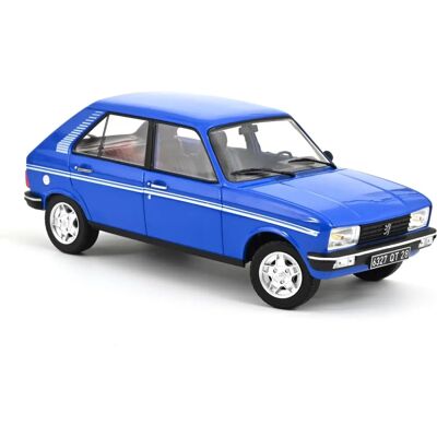 Norev Peugeot 104 S 1981 Ibis Blue - Model Car Norev Peugeot 104 S 1981 Ibis Blue - Model Car
