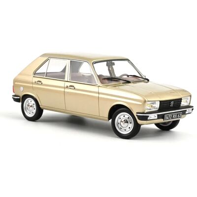 Norev Peugeot 104 1981 Beige Metallic - Miniatuurauto Norev Peugeot 104 1981 Beige Metallic - Miniatuurauto