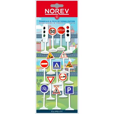 Norev Modèle 318990 Signaux de Circulation & Feux - Véhicule de Jeu - Publicité Norev Modèle 318990 Signaux de Circulation & Feux - Véhicule de Jeu - Publicité