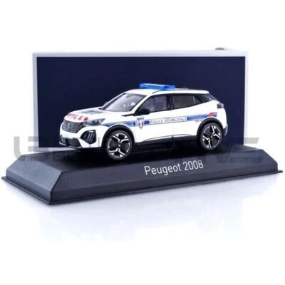 Voiture miniature Peugeot 2008 Police Municipale 2024 - Norev - Publicité Voiture miniature Peugeot 2008 Police Municipale 2024 - Norev - Publicité