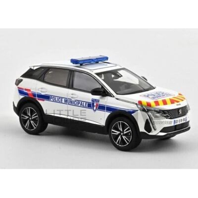 Norev - PEUGEOT 3008 - 1/43 - Blanc - Die-cast car - Publicité Norev - PEUGEOT 3008 - 1/43 - Blanc - Die-cast car - Publicité