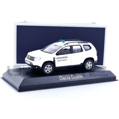 Norev Dacia Duster 1/43 Gendarmerie Équipe Cynophile Blanc - Voiture de collection - Publicité Norev Dacia Duster 1/43 Gendarmerie Équipe Cynophile Blanc - Voiture de collection - Publicité