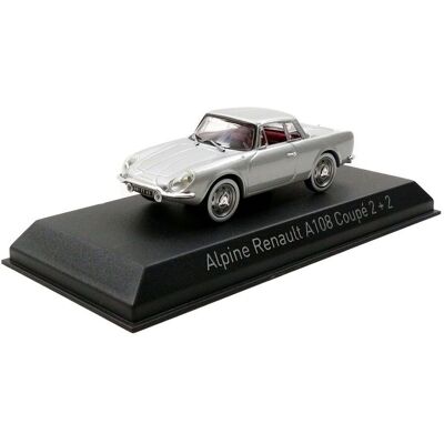 Norev Alpine Renault A108 Coupé 2+2 Argento 1:43 Modello - Collezione Norev Alpine Renault A108 Coupé 2+2 Argento 1:43 Modello - Collezione