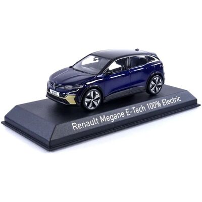 Norev Renault Megane E-Tech Electric 1/43 Midnight Blue - Modelauto Norev Renault Megane E-Tech Electric 1/43 Midnight Blue - Modelauto