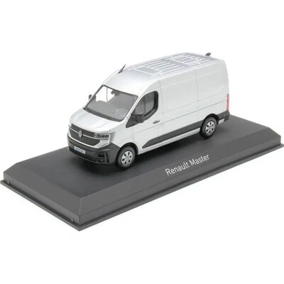 Modelo de fundición Renault Master E-Tech Plateado - 1:43 - Furgoneta Modelo de fundición Renault Master E-Tech Plateado - 1:43 - Furgoneta