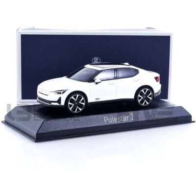 Norev Polestar 2 2024 - Vit - 1/43 - metallmodellbil Norev Polestar 2 2024 - Vit - 1/43 - metallmodellbil