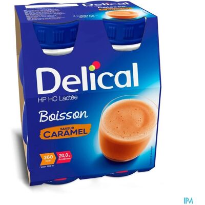 Delical HPHC Caramel 360 kcal - Boisson nutritionnelle Delical HPHC Caramel 360 kcal - Boisson nutritionnelle