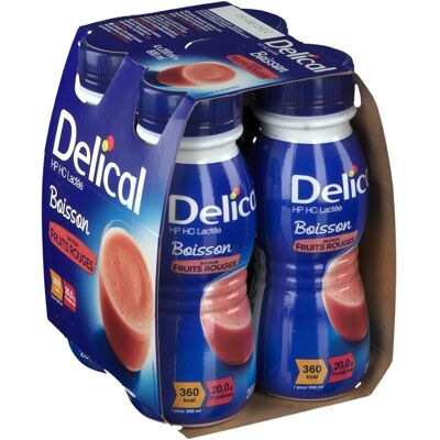 Delical Boisson Fruits Rouges Hyperprotéinée - Soutien Nutritionnel Delical Boisson Fruits Rouges Hyperprotéinée - Soutien Nutritionnel