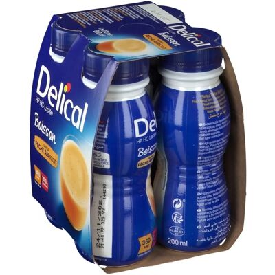 Delical Pêche Abricot Boisson Protéinée - Soutien Nutritionnel Delical Pêche Abricot Boisson Protéinée - Soutien Nutritionnel
