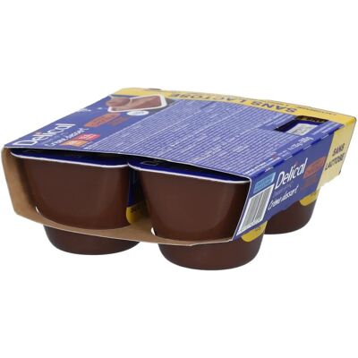 Crème de Chocolat Delical - Dessert Riche en Protéines, Sans Gluten - Publicité Crème de Chocolat Delical - Dessert Riche en Protéines, Sans Gluten - Publicité