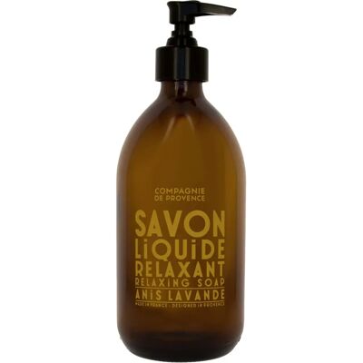 Savon liquide lavande anis de Compagnie de Provence - Nettoyage mains & corps - Publicité Savon liquide lavande anis de Compagnie de Provence - Nettoyage mains & corps - Publicité