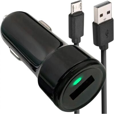 APM Autolader USB 2.1A Micro USB Kabel - Doos van 3 APM Autolader USB 2.1A Micro USB Kabel - Doos van 3