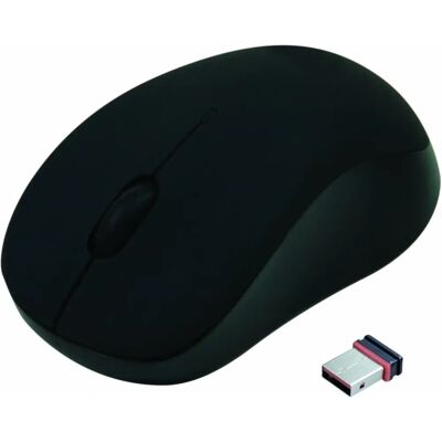 Souris optique sans fil APM - 1000 PPI - Ergonomique - USB - Noir Souris optique sans fil APM - 1000 PPI - Ergonomique - USB - Noir
