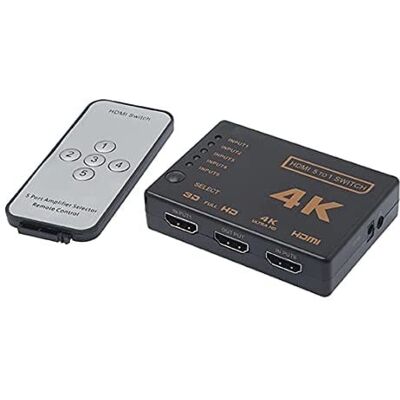 Interrupteur HDMI APM 1.4 - 5 Entrées/1 Sortie - 4K UHD - Télécommande Interrupteur HDMI APM 1.4 - 5 Entrées/1 Sortie - 4K UHD - Télécommande