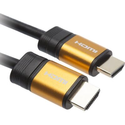 Cable HDMI APM 590468 - 5 m - Negro - Soporta 4K/3D Cable HDMI APM 590468 - 5 m - Negro - Soporta 4K/3D