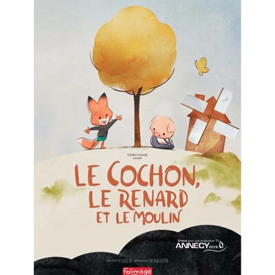 Folimage Erick Oh - Le cochon, le renard et le moulin - DVD - Publicité Folimage Erick Oh - Le cochon, le renard et le moulin - DVD - Publicité