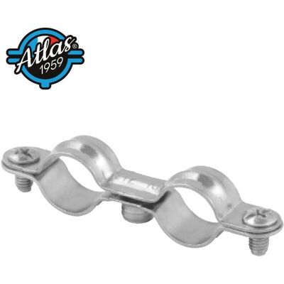 Scell-It 50 Colliers de plomberie doubles M7 x 150 - 22mm Scell-It 50 Colliers de plomberie doubles M7 x 150 - 22mm