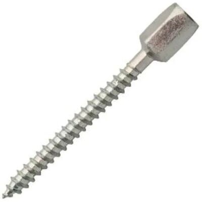 Clavos femeninos con rosca M6 - Soporte de madera Clavos femeninos con rosca M6 - Soporte de madera