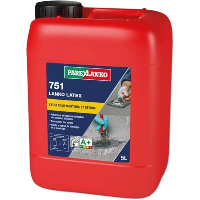 Parexlanko - 751 Lanko Latex - Adhesive resin - Publicité Parexlanko - 751 Lanko Latex - Adhesive resin - Publicité