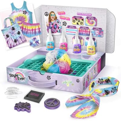 Canal Toys Ręczne Tie-Dye Ubrania - Zestaw Warsztatowy Canal Toys Ręczne Tie-Dye Ubrania - Zestaw Warsztatowy