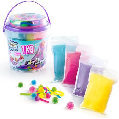 Canal Toys Fidget - 1 kg - Extensible, Non-sticky - 14 Toys - Craft Game Canal Toys Fidget - 1 kg - Extensible, Non-sticky - 14 Toys - Craft Game