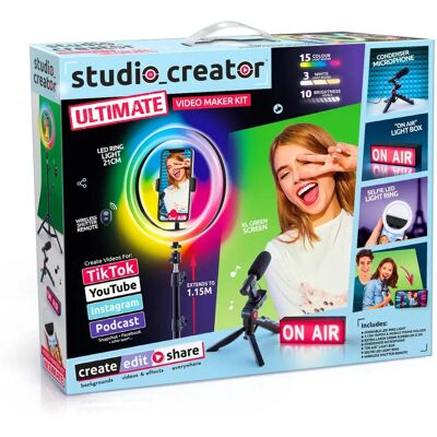Canal Toys Studio Creator Video Maker Deluxe - Video Maker Kit - Kids & Teens Canal Toys Studio Creator Video Maker Deluxe - Video Maker Kit - Kids & Teens
