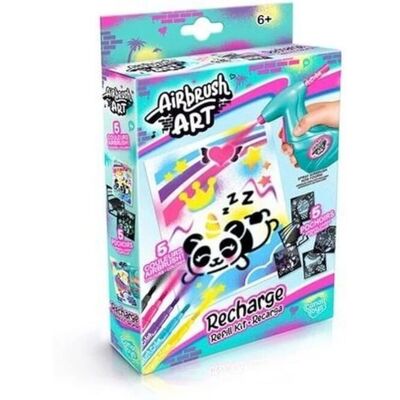 Airbrush Plush Nachfüllset - Kreatives Spielset für Kinder Airbrush Plush Nachfüllset - Kreatives Spielset für Kinder