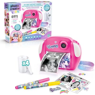 Appareil Photo Instantané Junior Canal Toys - Thème Licorne - CLK 013 - Publicité Appareil Photo Instantané Junior Canal Toys - Thème Licorne - CLK 013 - Publicité