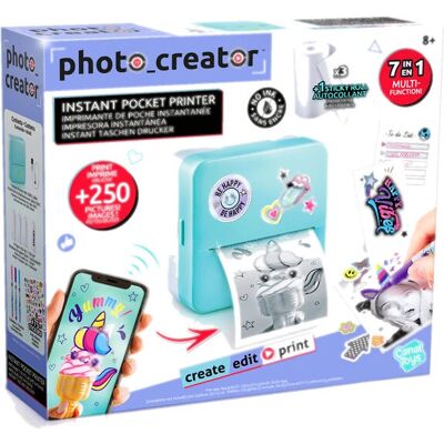Canal Toys - Instant Pocket Printer - Photo Creator - Compact thermal printer Canal Toys - Instant Pocket Printer - Photo Creator - Compact thermal printer