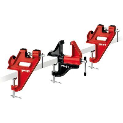 Vola Compact Trio Vise - Red - Versatile Tool Vola Compact Trio Vise - Red - Versatile Tool