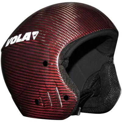 Casco VOLA Fis Carbon Element - Aprobado por FIS, Almohadilla removible, Rojo Casco VOLA Fis Carbon Element - Aprobado por FIS, Almohadilla removible, Rojo