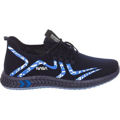 NASA Csk2075 Hoge-Top Blauwe Sportschoenen - Sportschoenen NASA Csk2075 Hoge-Top Blauwe Sportschoenen - Sportschoenen