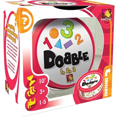 Dobble 1 2 3 Card Game - Observation, Shapes, Numbers Dobble 1 2 3 Card Game - Observation, Shapes, Numbers