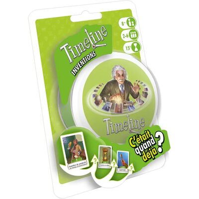 Asmodee Timeline Inventions - Jeu Éducatif - Publicité Asmodee Timeline Inventions - Jeu Éducatif - Publicité