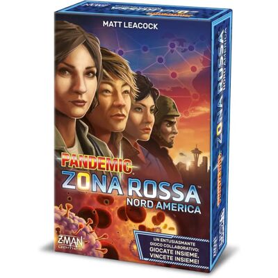 Asmodee - Pandemic Zona Rossa - Nord America - Jeu de société - Publicité Asmodee - Pandemic Zona Rossa - Nord America - Jeu de société - Publicité