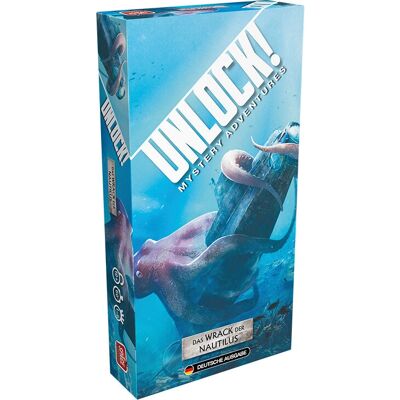 Asmodee Naufragio Nautilus Unlock! Gioco Puzzle Asmodee Naufragio Nautilus Unlock! Gioco Puzzle