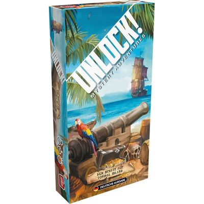Asmodee Space Cowboys - Unlock! Skatt på Tonipal Island - Kompakt brädspel Asmodee Space Cowboys - Unlock! Skatt på Tonipal Island - Kompakt brädspel